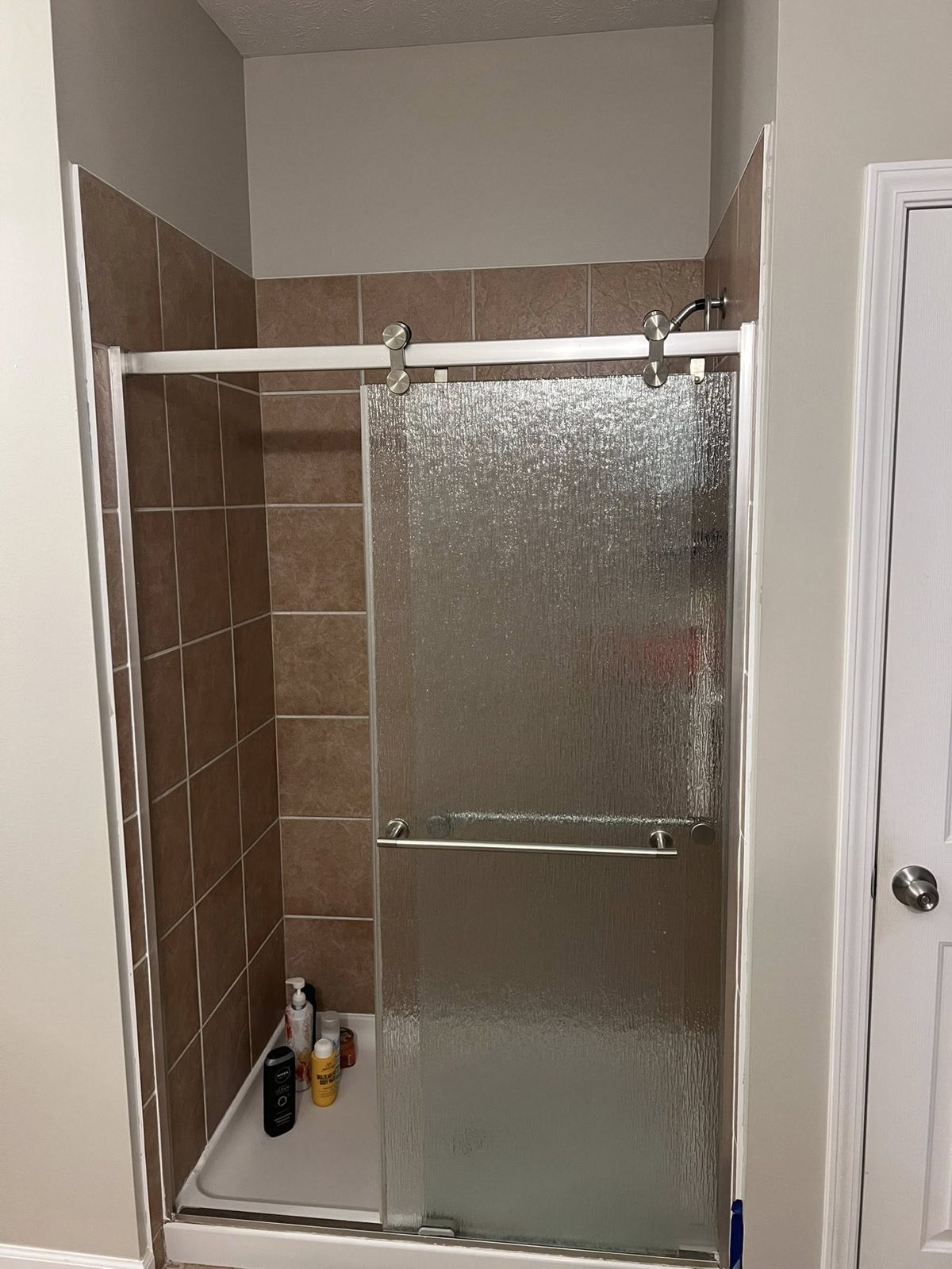 Bathroom demolition and shower removal