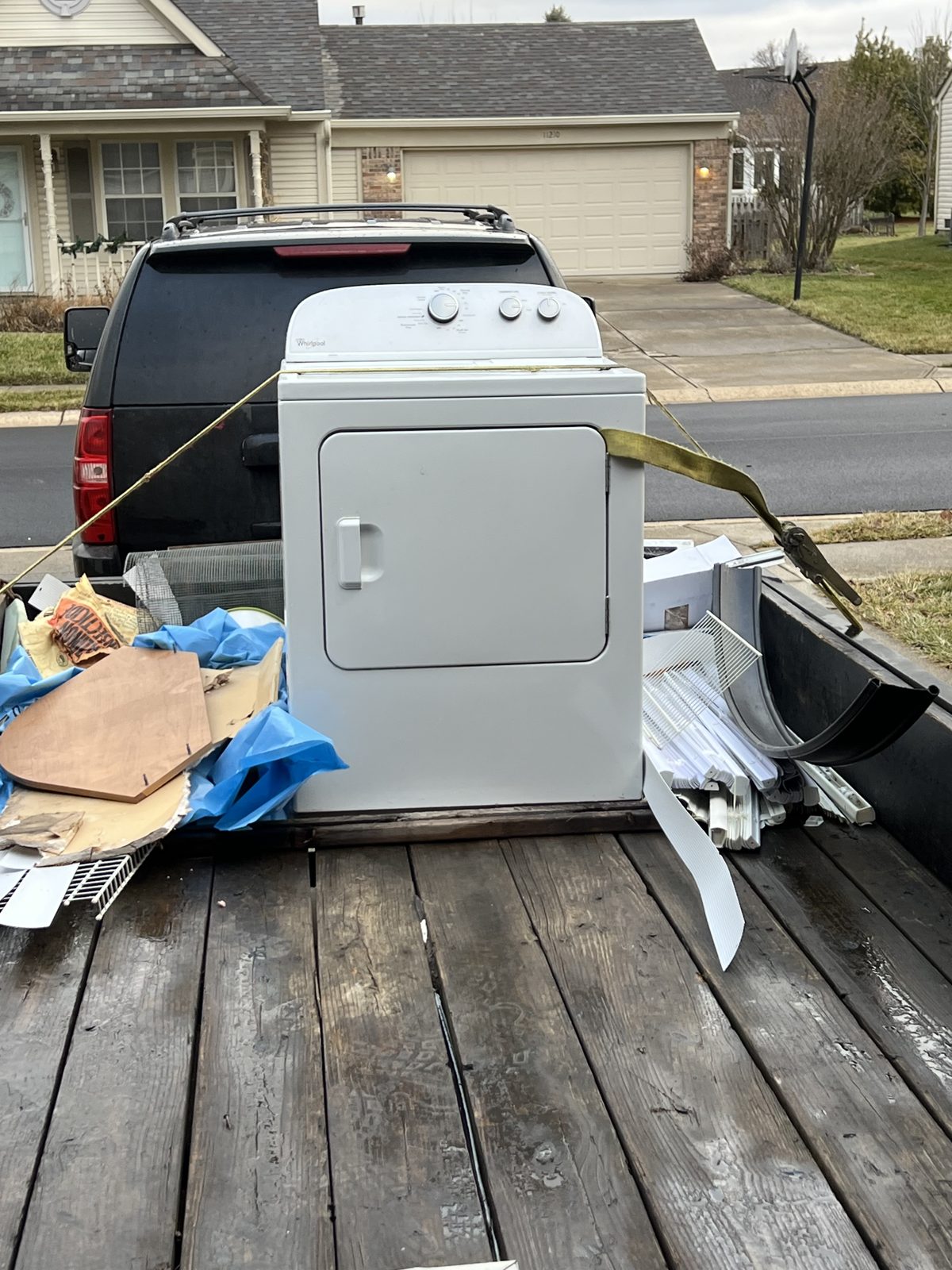 Appliance removal — dryer haul-away