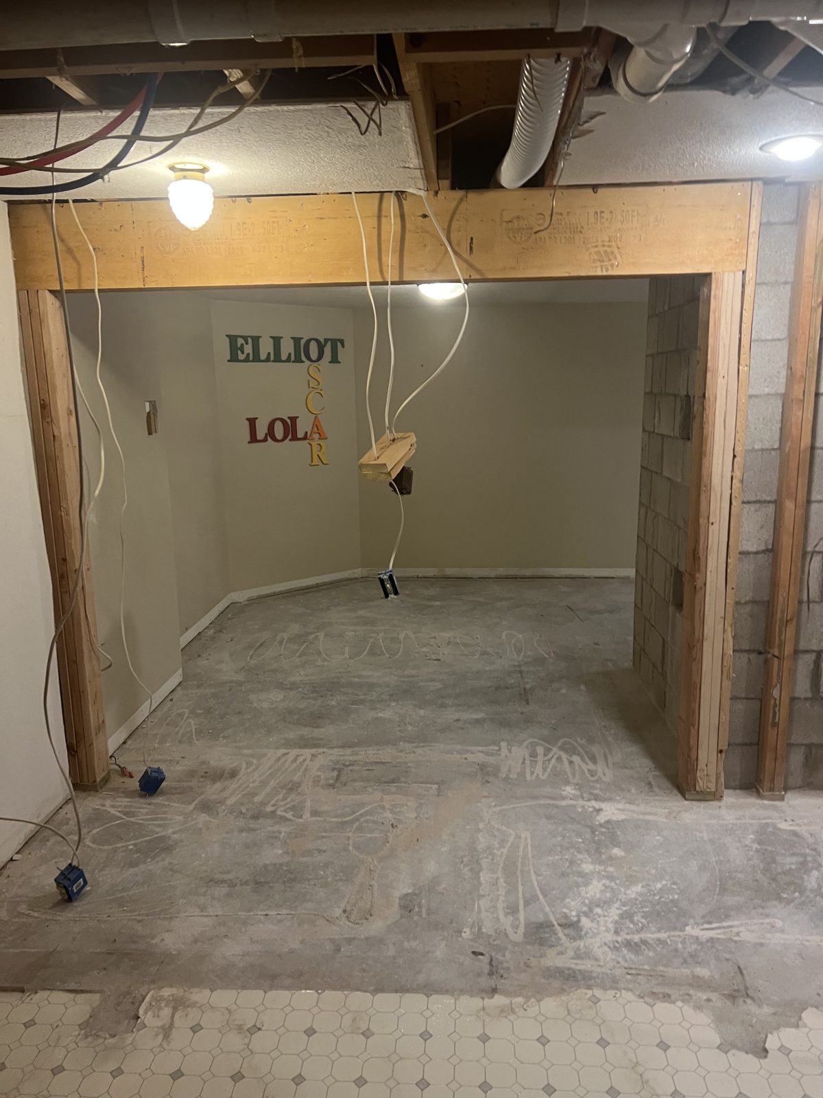 Framing project by Q&Q Property Solutions in Indianapolis