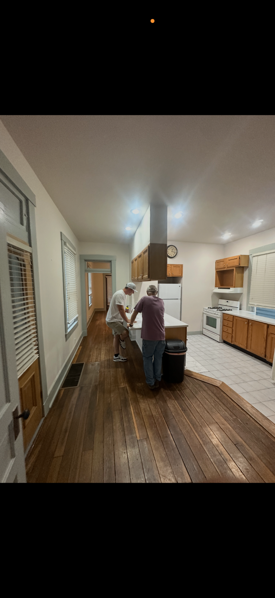 Kitchen before interior demolition began